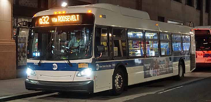 MTA New Flyer XD40 7435